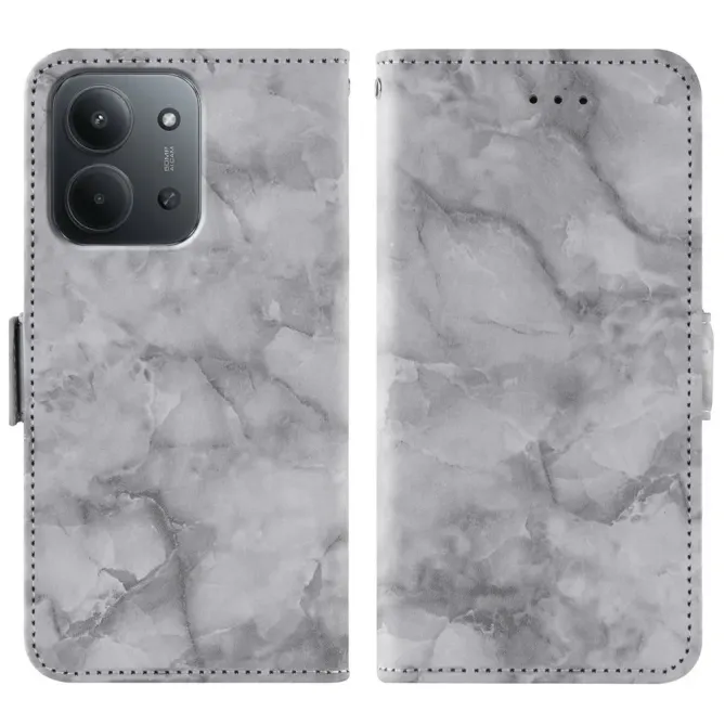 Housse Xiaomi Redmi 15C 4G / 5G / Poco C85 Marbre Rabat Magnétique Lan