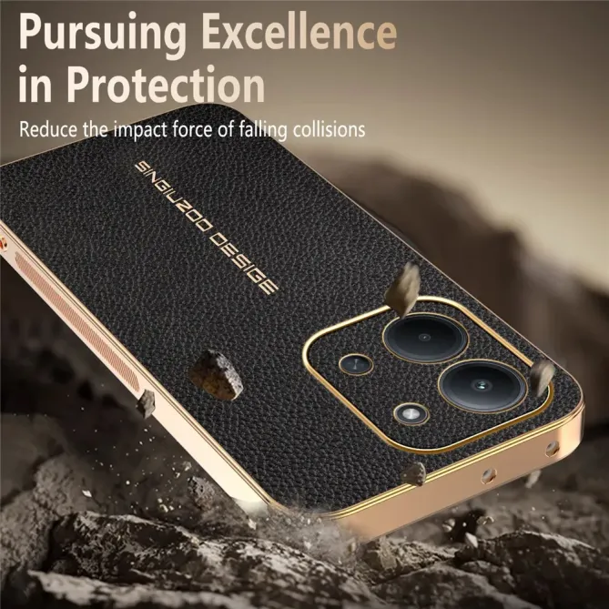 Coque Xiaomi Redmi 15C 4G / 5G / Poco C85 Simili Cuir Grainée | VENDÔM