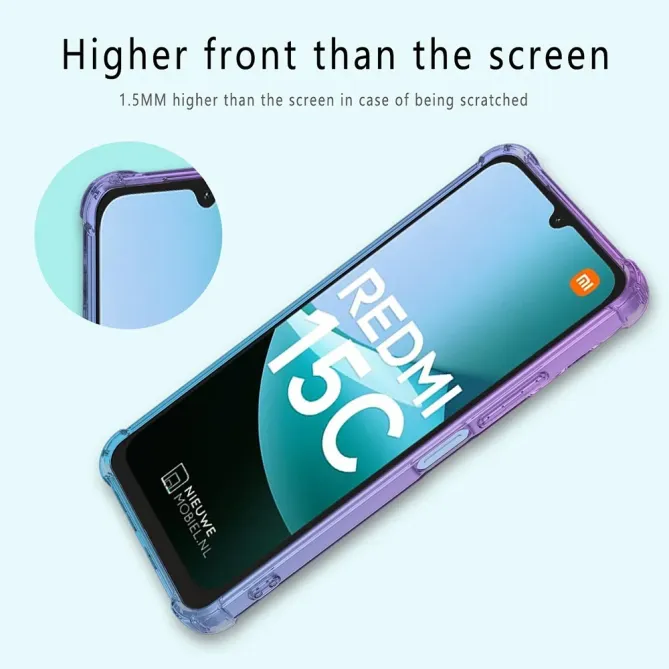 Coque Xiaomi Redmi 15C 4G / 5G / Poco C85 Transparente Bicolore