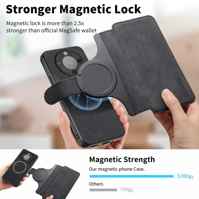 Housse Honor Magic 8 Lite / X9d 5G avec Coque Détachable | MW-03