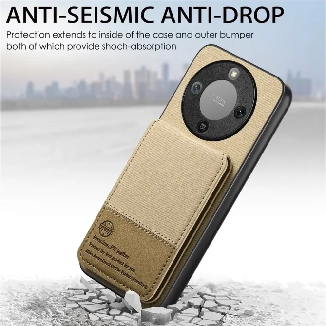 Coque Honor Magic 8 Lite / X9d 5G cuir tissu RFID | SMARTWALL