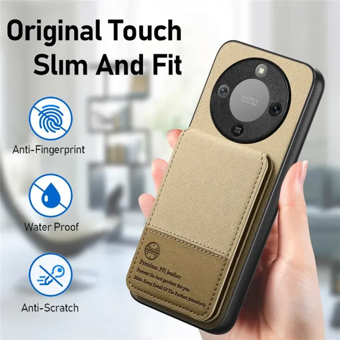 Coque Honor Magic 8 Lite / X9d 5G cuir tissu RFID | SMARTWALL