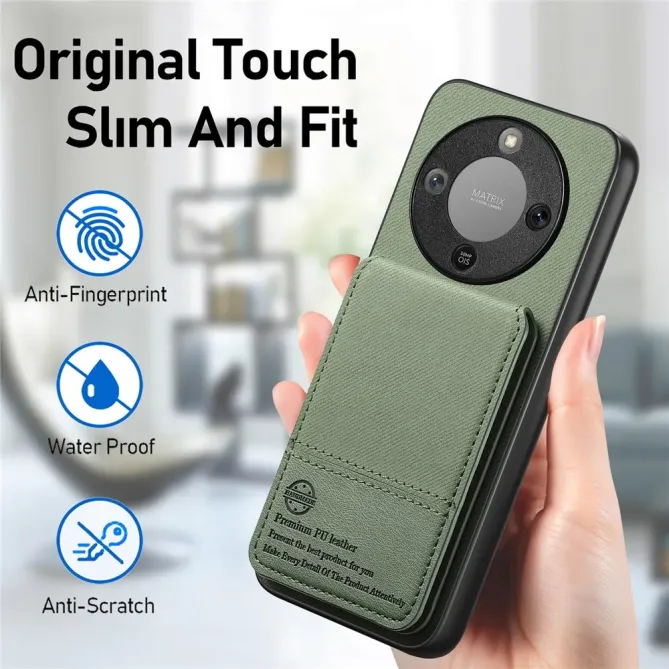Coque Honor Magic 8 Lite / X9d 5G cuir tissu RFID | SMARTWALL