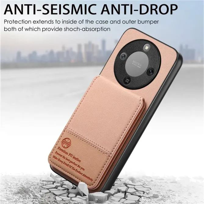 Coque Honor Magic 8 Lite / X9d 5G cuir tissu RFID | SMARTWALL