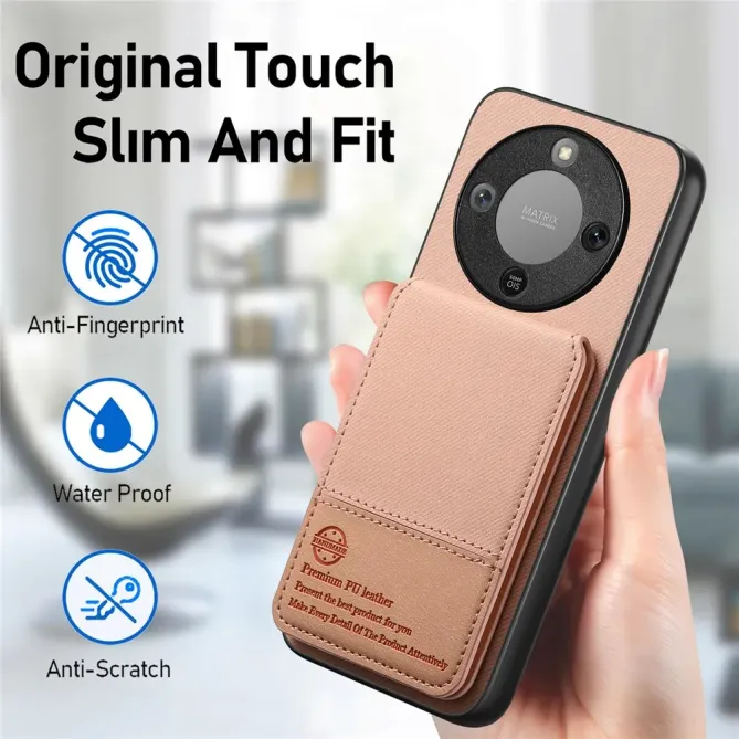 Coque Honor Magic 8 Lite / X9d 5G cuir tissu RFID | SMARTWALL