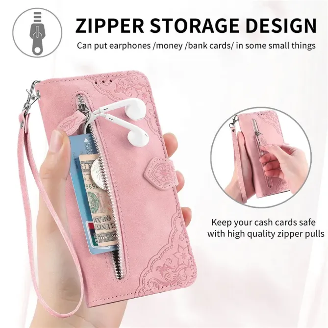 Housse Honor Magic 8 Lite / X9d 5G floral zippé | ÉCLOSION