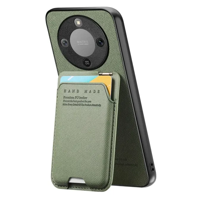 Coque Honor Magic 8 Lite / X9d 5G Tissu Texture avec Porte-Carte Suppo