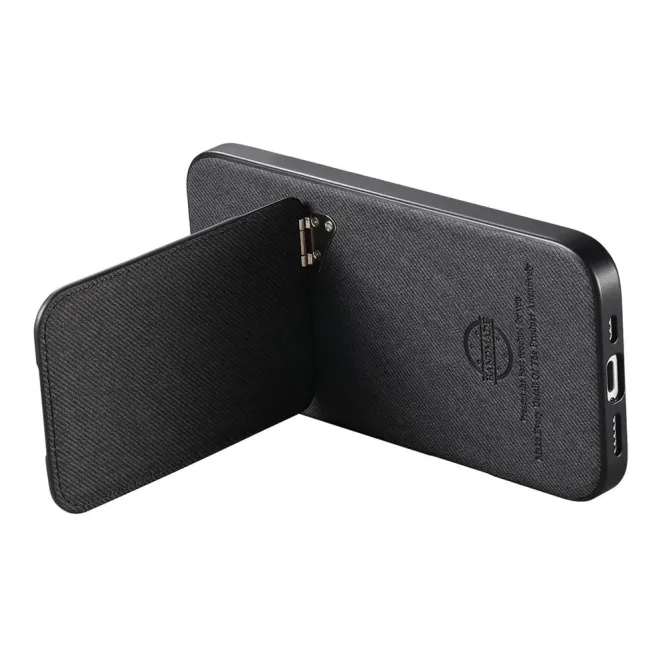 Coque Honor Magic 8 Lite / X9d 5G Tissu Texture avec Porte-Carte Suppo