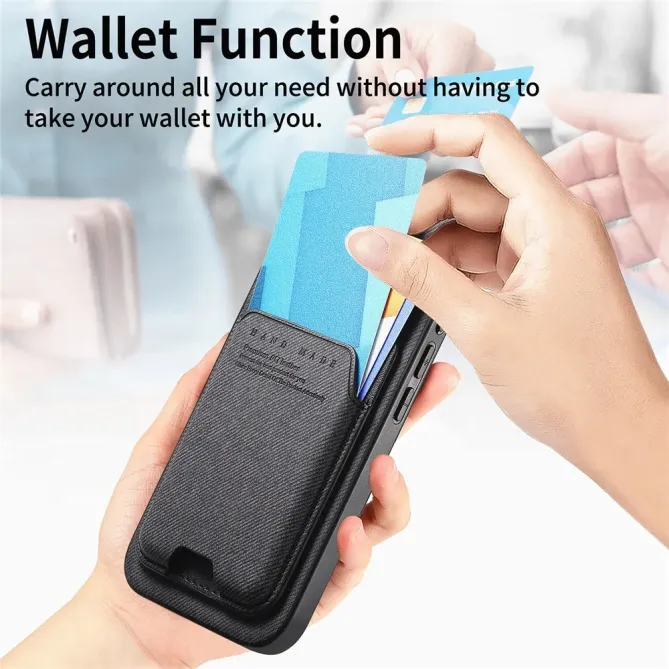 Coque Honor Magic 8 Lite / X9d 5G Tissu Texture avec Porte-Carte Suppo