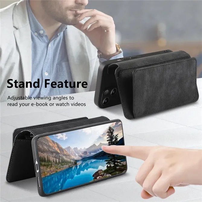 Housse Honor Magic 8 Lite / X9d 5G Zippée avec Coque Détachable | MW-02 Noir - photo 8