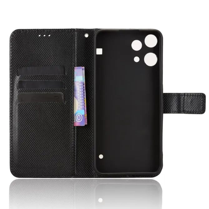 Housse Nothing Phone (3a) Lite Texture Diamant avec Dragonne