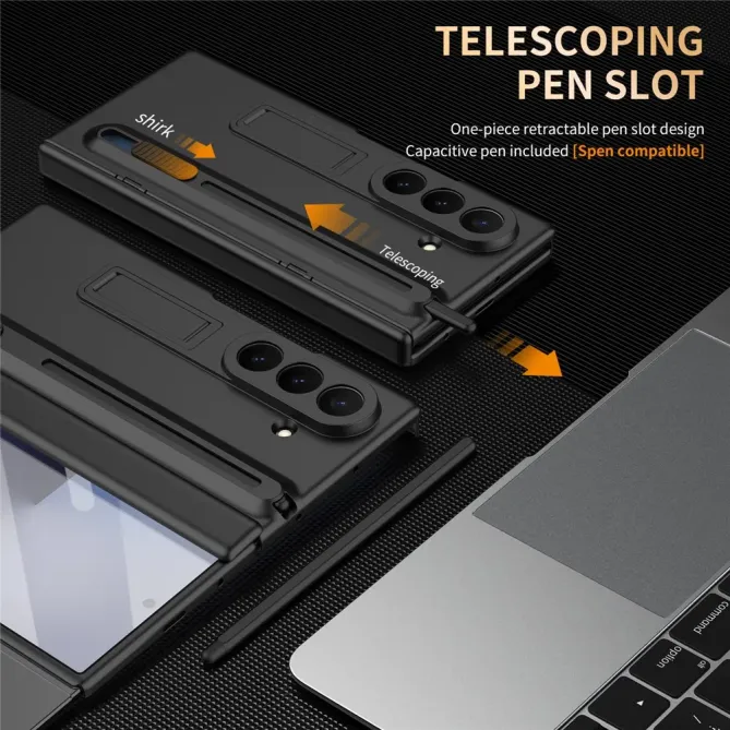 Coque Samsung Galaxy Z TriFold avec Support et Verre Trempé | Dexar