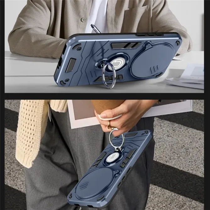 Coque Honor Magic 8 Lite / X9d 5G Antichoc avec Cache Caméra et Anneau