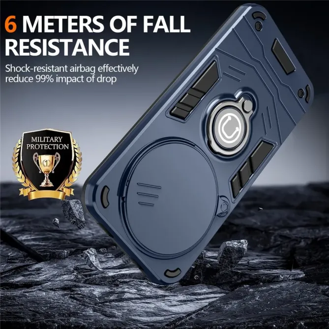Coque Honor Magic 8 Lite / X9d 5G Antichoc avec Cache Caméra et Anneau