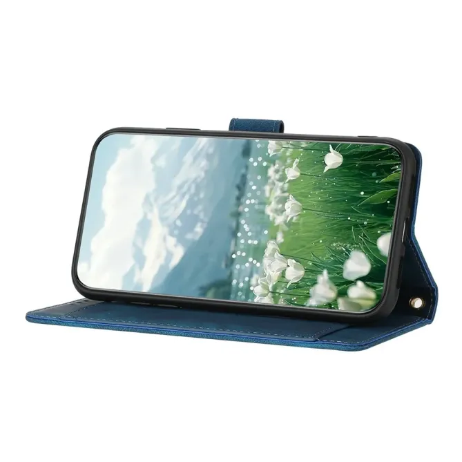 Housse Honor 400 Smart 5G / 4G Portefeuille 5 Cartes Tulipes