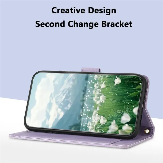 Housse Honor 400 Lite Portefeuille 5 Cartes Tulipes