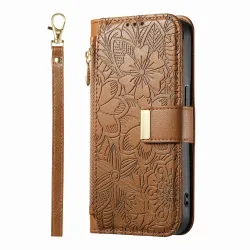 Housse Honor Magic 8 Lite / X9d 5G portefeuille floral zippé | FLORE