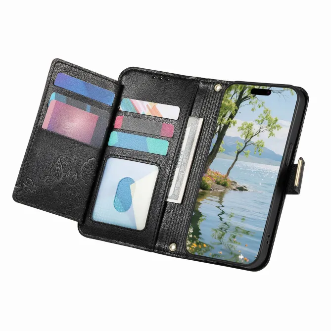 Housse Honor Magic 8 Lite / X9d 5G portefeuille floral zippé | FLORE