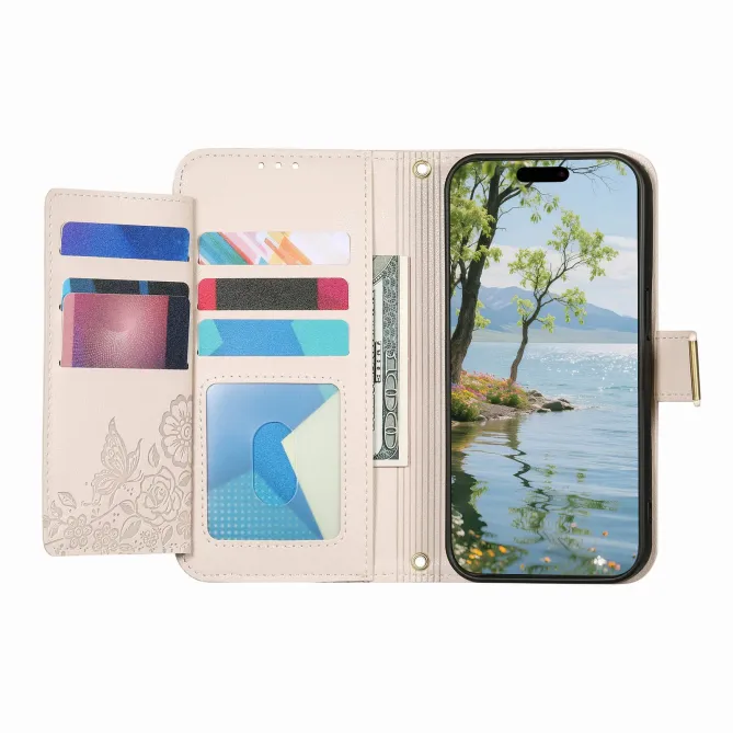 Housse Honor Magic 8 Lite / X9d 5G portefeuille floral zippé | FLORE