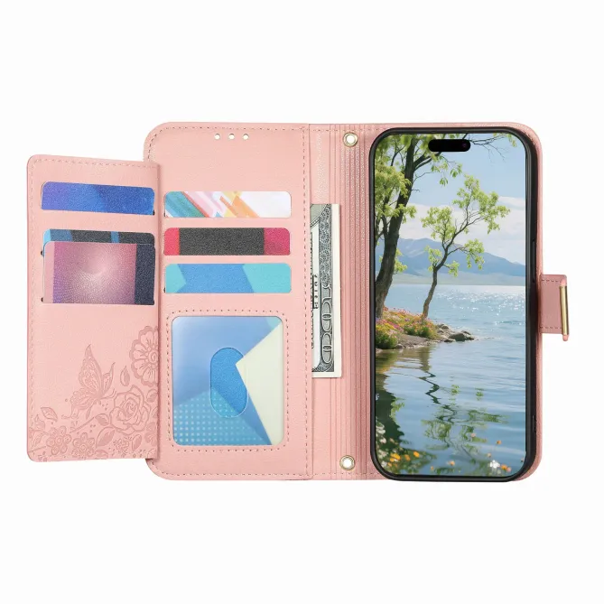 Housse Honor Magic 8 Lite / X9d 5G portefeuille floral zippé | FLORE