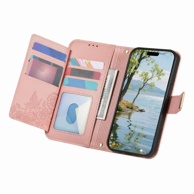 Housse Honor Magic 8 Lite / X9d 5G portefeuille floral zippé | FLORE