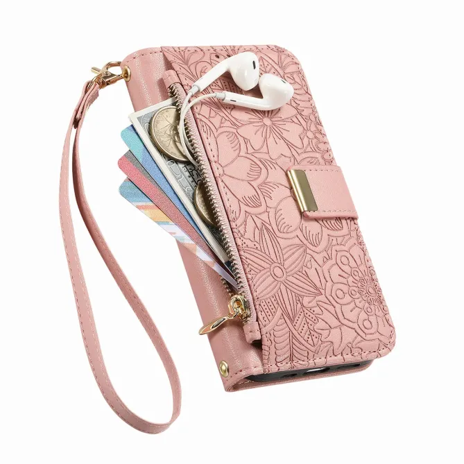 Housse Honor Magic 8 Lite / X9d 5G portefeuille floral zippé | FLORE