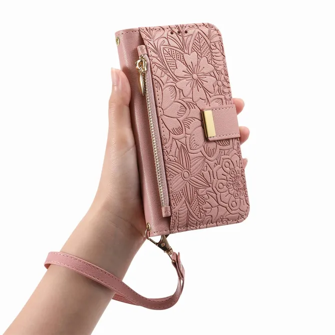 Housse Honor Magic 8 Lite / X9d 5G portefeuille floral zippé | FLORE