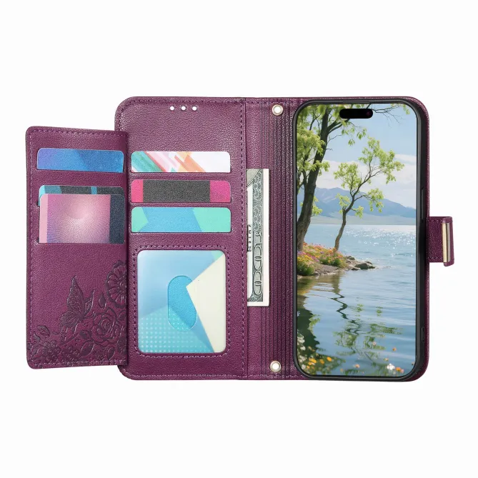 Housse Honor Magic 8 Lite / X9d 5G portefeuille floral zippé | FLORE