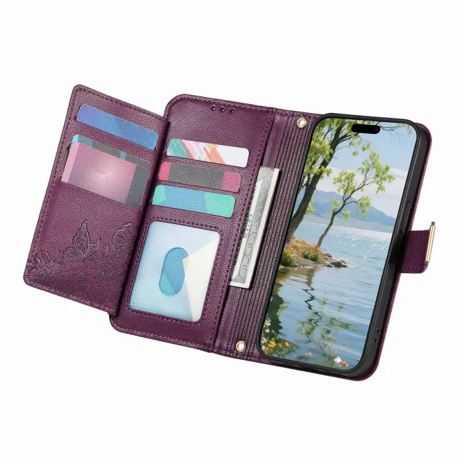 Housse Honor Magic 8 Lite / X9d 5G portefeuille floral zippé | FLORE