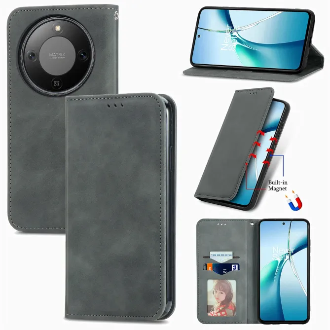 Flip Cover Honor Magic 8 Lite / X9d 5G Business Rétro