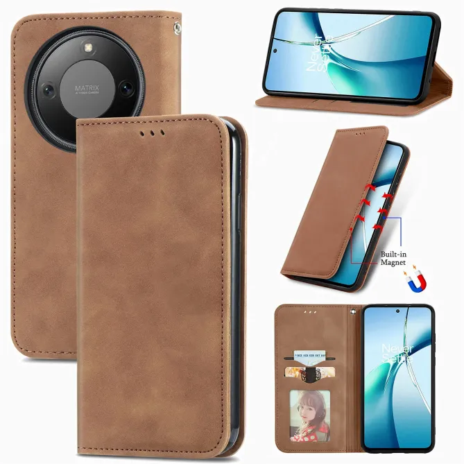 Flip Cover Honor Magic 8 Lite / X9d 5G Business Rétro