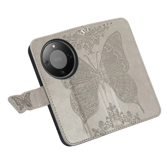 Housse Honor Magic 8 Lite / X9d 5G Papillon Relief
