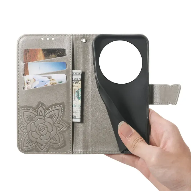 Housse Honor Magic 8 Lite / X9d 5G Papillon Relief
