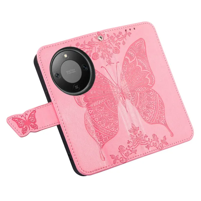 Housse Honor Magic 8 Lite / X9d 5G Papillon Relief