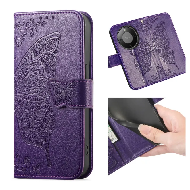 Housse Honor Magic 8 Lite / X9d 5G Papillon Relief