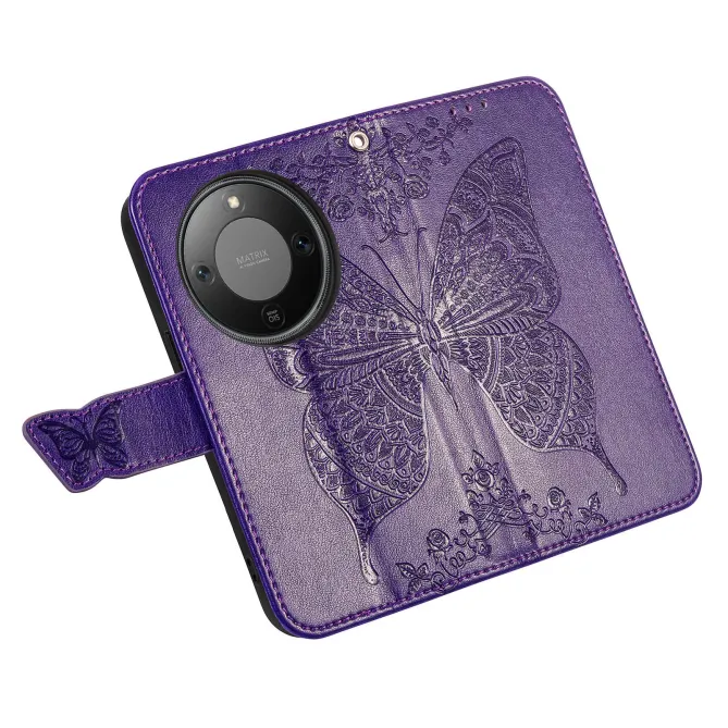Housse Honor Magic 8 Lite / X9d 5G Papillon Relief