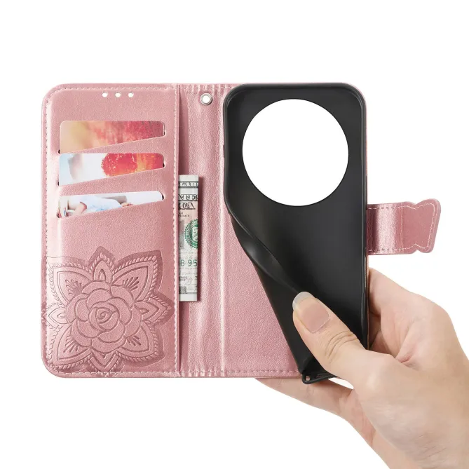 Housse Honor Magic 8 Lite / X9d 5G Papillon Relief