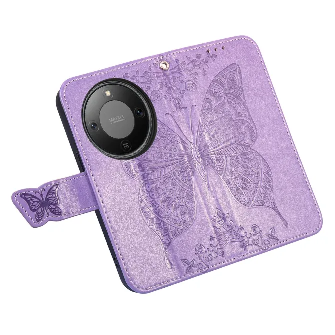 Housse Honor Magic 8 Lite / X9d 5G Papillon Relief