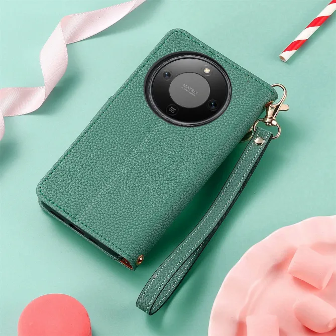 Housse Honor Magic 8 Lite / X9d 5G RFID Zippée avec Dragonne | CŒUR