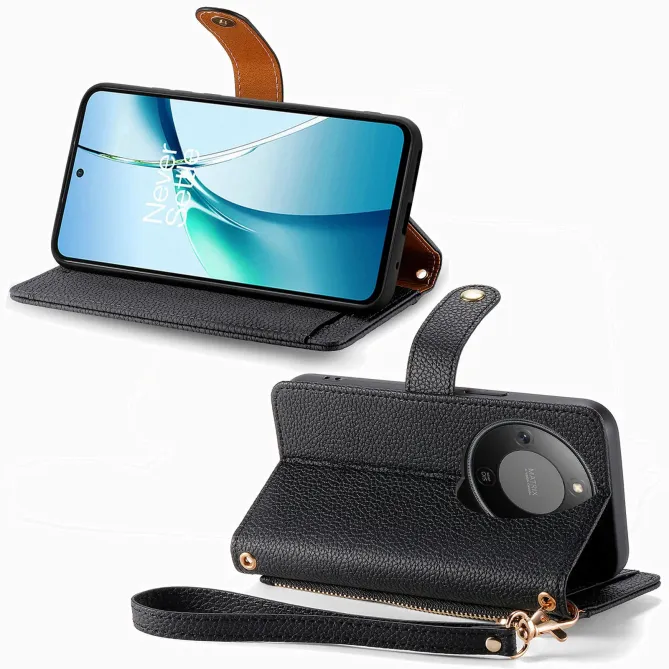 Housse Honor Magic 8 Lite / X9d 5G RFID Zippée avec Dragonne | CŒUR