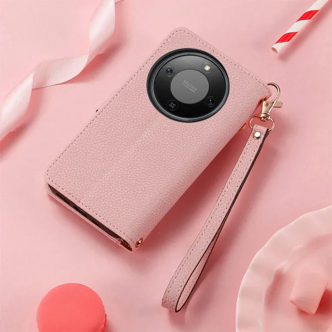 Housse Honor Magic 8 Lite / X9d 5G RFID Zippée avec Dragonne | CŒUR