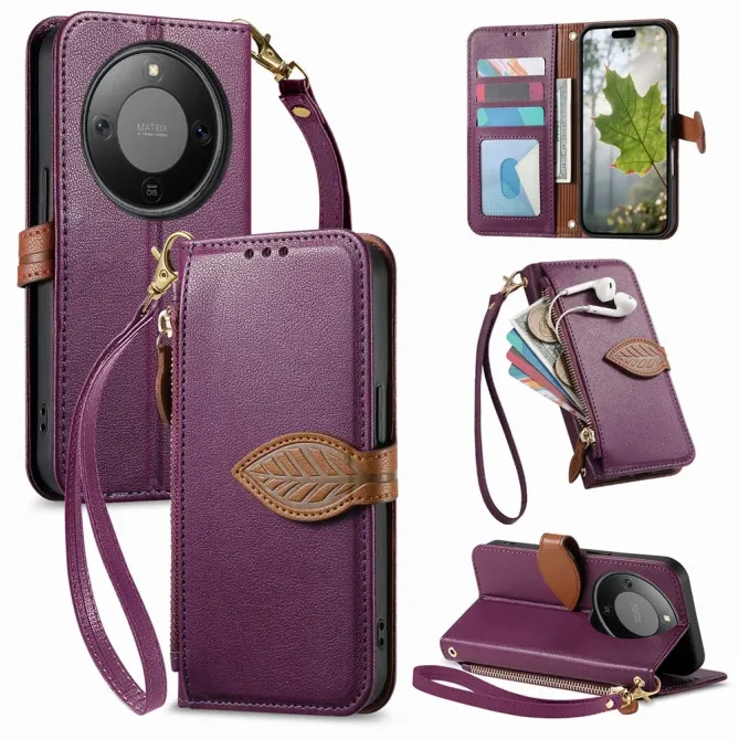 Housse Honor Magic 8 Lite / X9d 5G Leaf