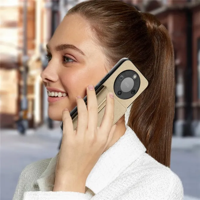 Coque Honor Magic 8 Lite / X9d 5G Zippée Texture Jean avec Porte-Carte