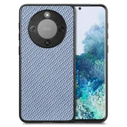 Coque Honor Magic 8 Lite / X9d 5G Style Fibre de Carbone | VIKSLA Bleu clair - photo 2