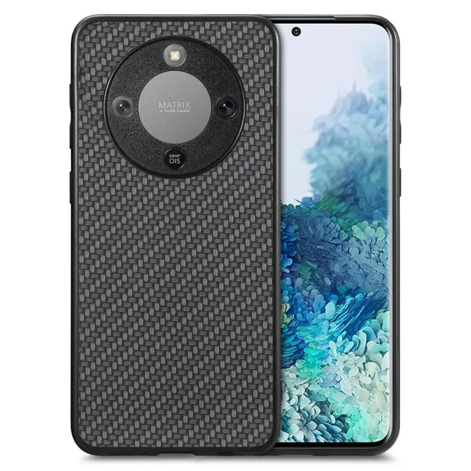 Coque Honor Magic 8 Lite / X9d 5G Style Fibre de Carbone | VIKSLA Noir - photo 4