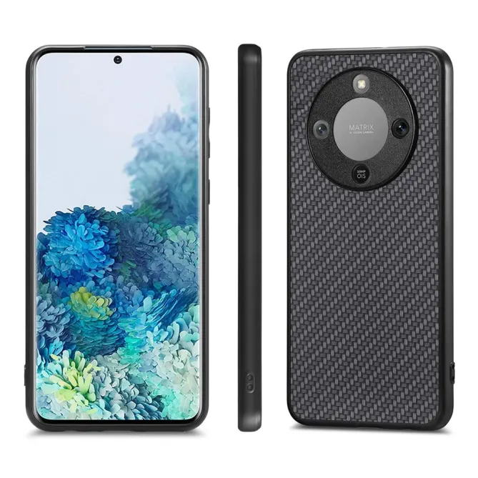 Coque Honor Magic 8 Lite / X9d 5G Style Fibre de Carbone | VIKSLA Noir - photo 5
