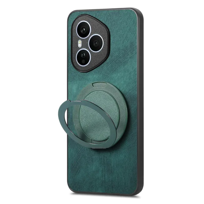 Coque Honor 400 Pro avec Anneau Rotatif Rétro | GYRO Vert foncé - photo 2
