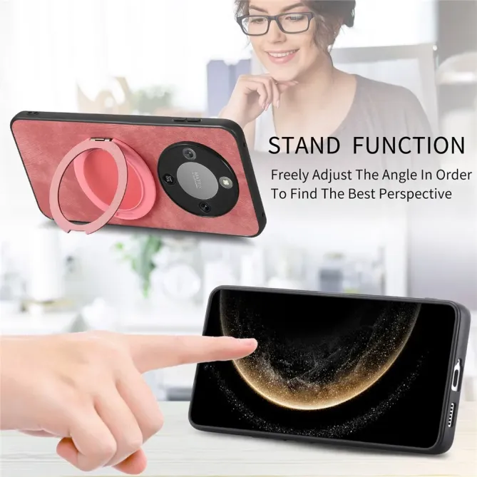 Coque Honor Magic 8 Lite / X9d 5G avec Anneau Rotatif Rétro | GYRO