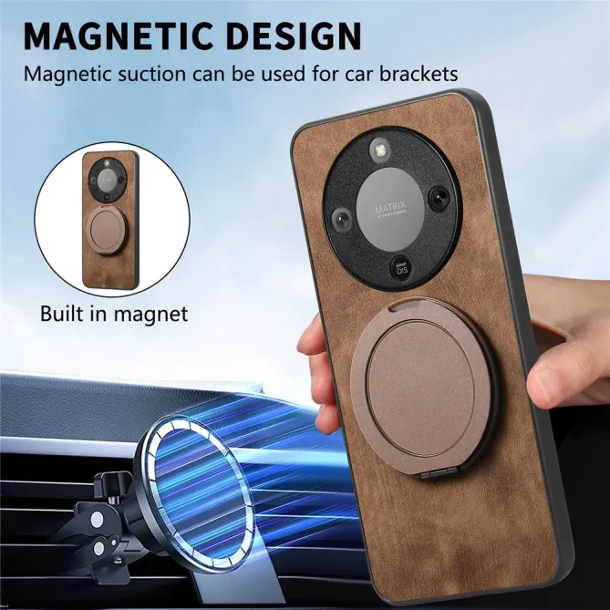 Coque Honor Magic 8 Lite / X9d 5G avec Anneau Rotatif Rétro | GYRO