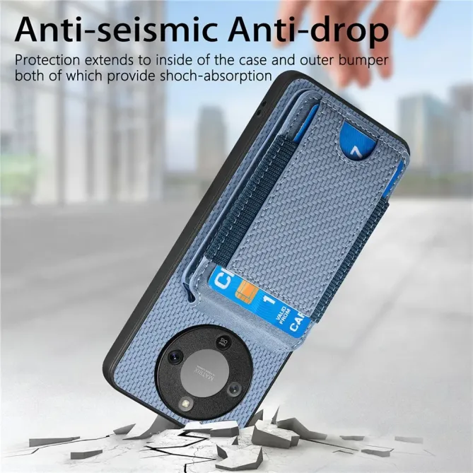 Coque Honor Magic 8 Lite / X9d 5G avec Porte-Carte et Support